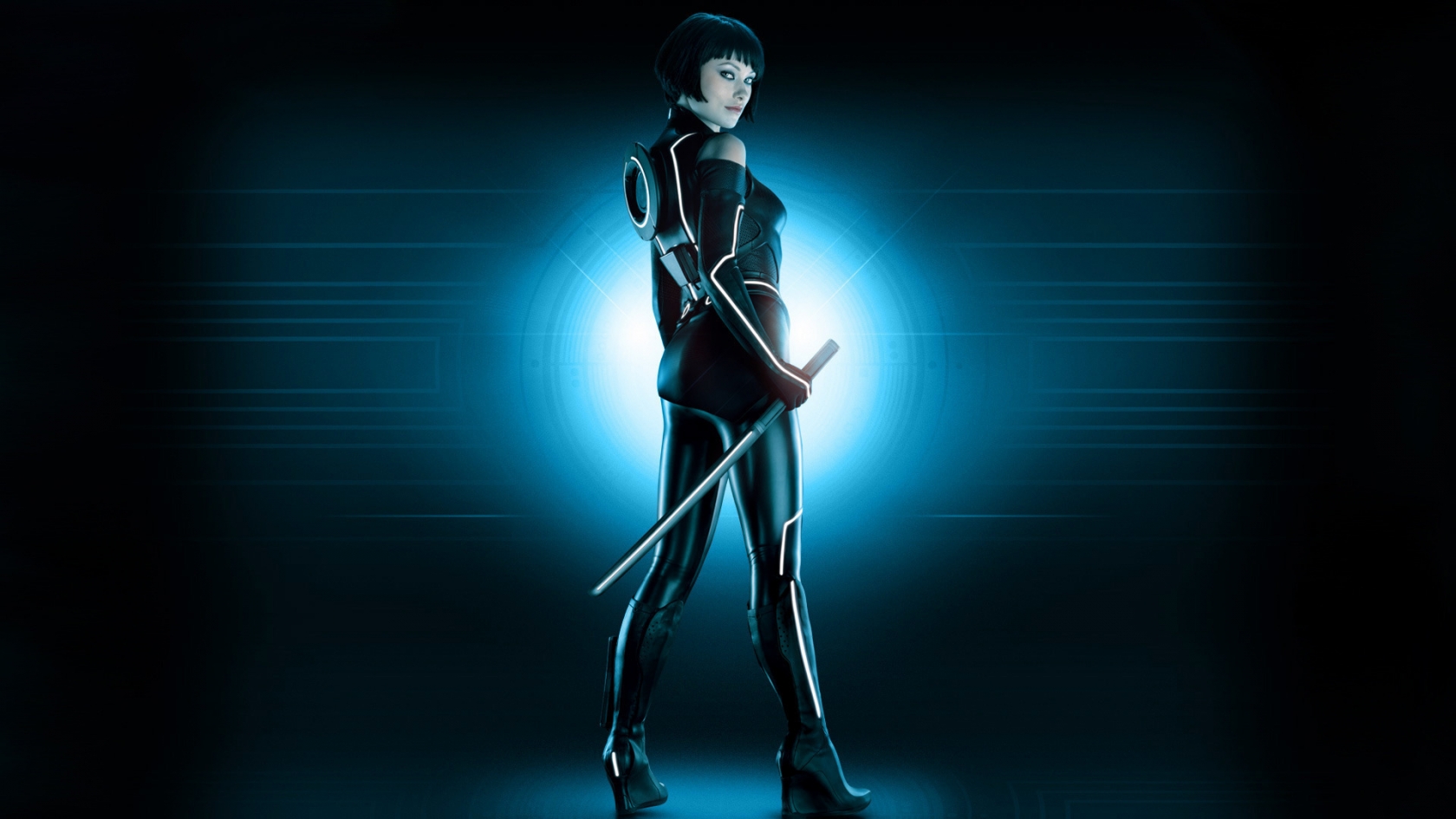 Olivia Wilde Tron Legacy for 1680 x 945 HDTV resolution
