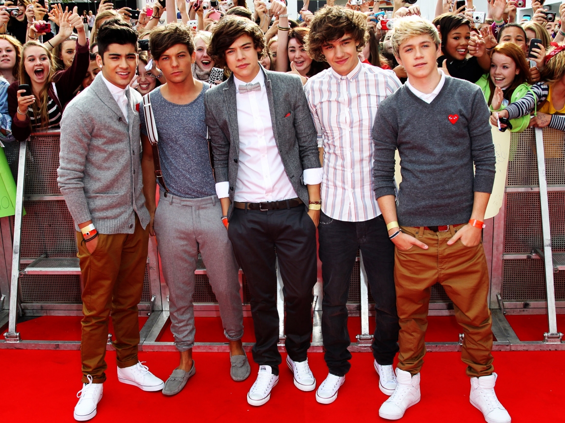 One Direction Red Carpet for 1152 x 864 resolution