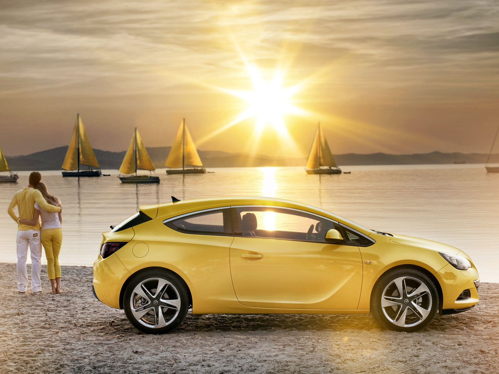 Opel Astra GTC for 1600 x 1200 resolution