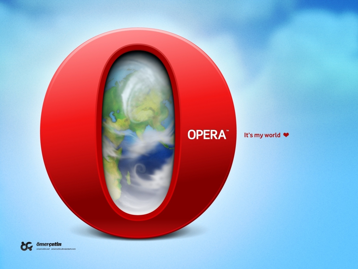 Opera My world for 1152 x 864 resolution