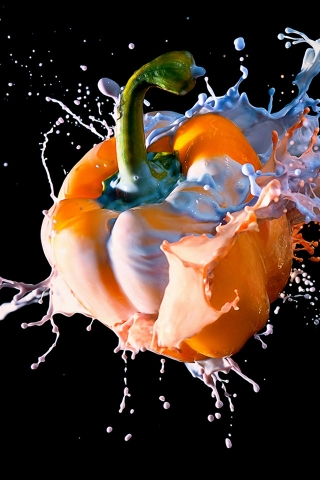 Orange Pepper for 320 x 480 iPhone resolution