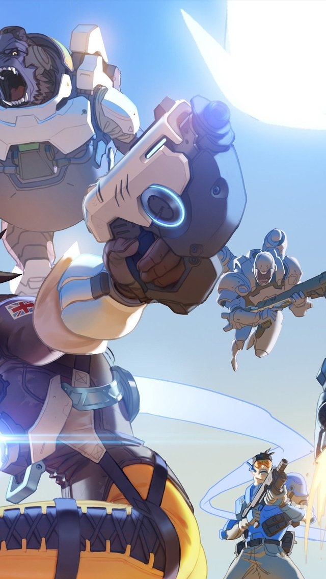 Overwatch Game for 640 x 1136 iPhone 5 resolution