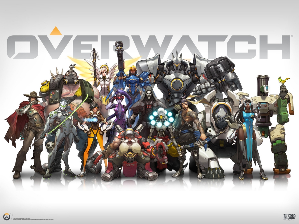 Overwatch Lineup for 1024 x 768 resolution