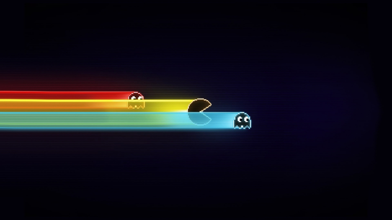 Pac Man for 1280 x 720 HDTV 720p resolution