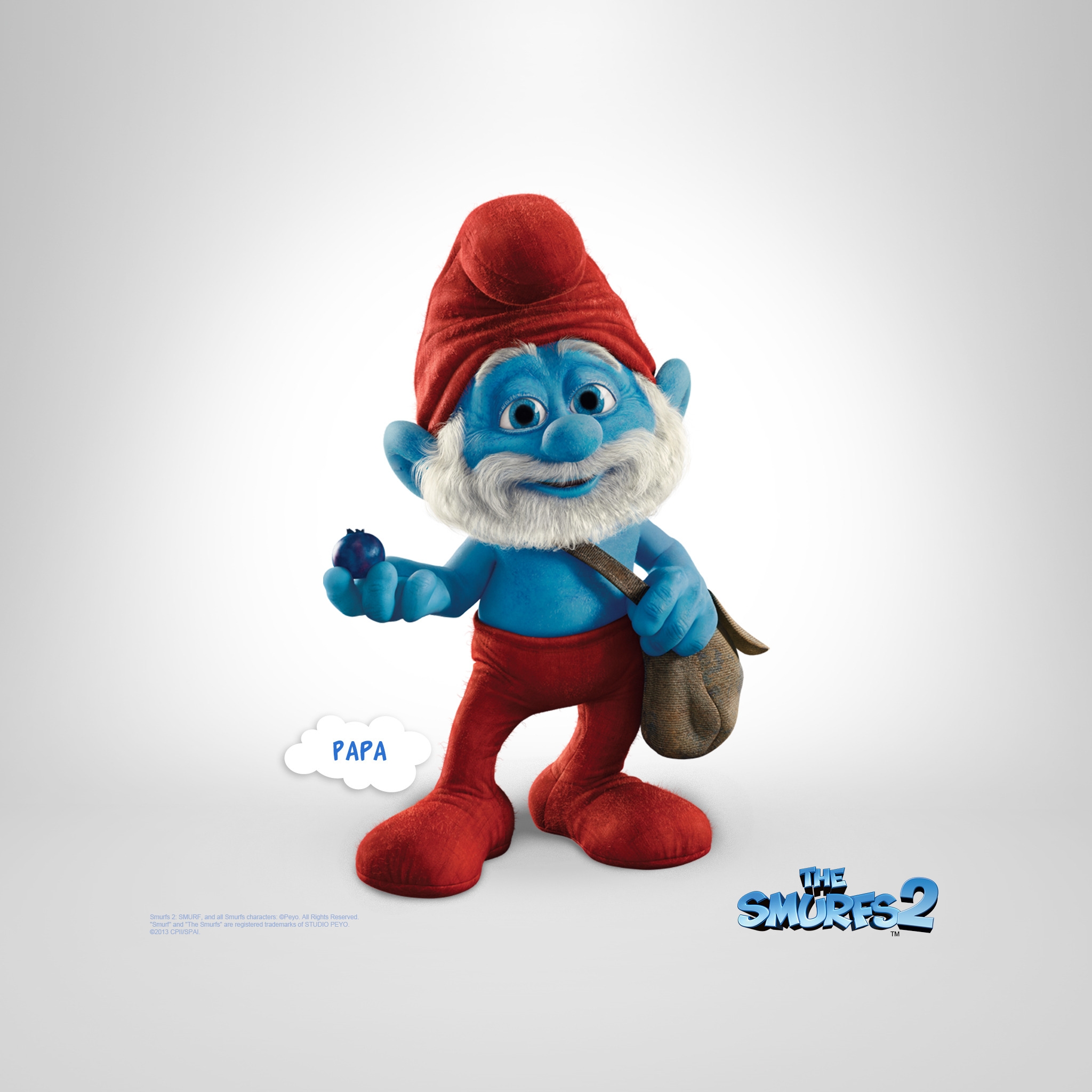 Papa The Smurfs 2 for 2048 x 2048 New iPad resolution