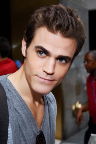 Paul Wesley Close Up for 320 x 480 iPhone resolution
