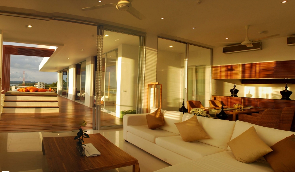 Penthouse Living Area for 1024 x 600 widescreen resolution