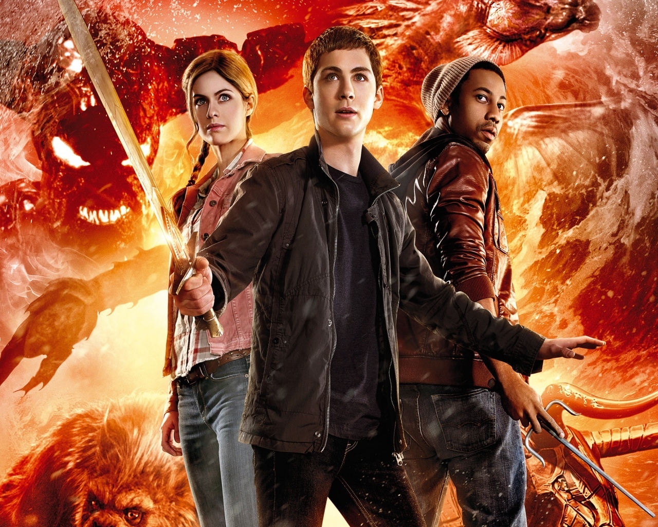 Percy Jackson Sea Of Monsters Movie for 1280 x 1024 resolution