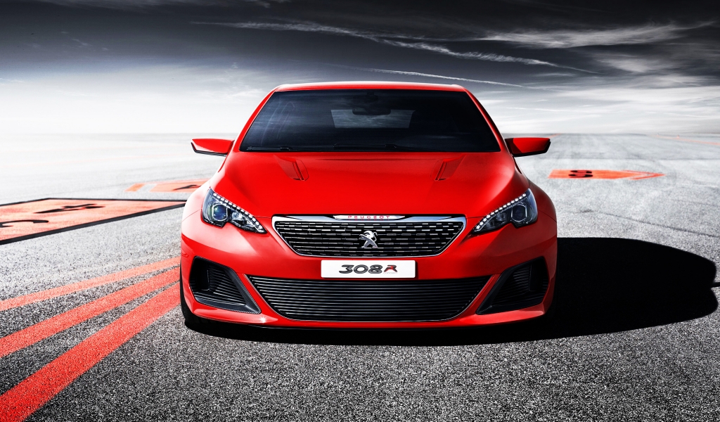 Peugeot 308 R Concept for 1024 x 600 widescreen resolution
