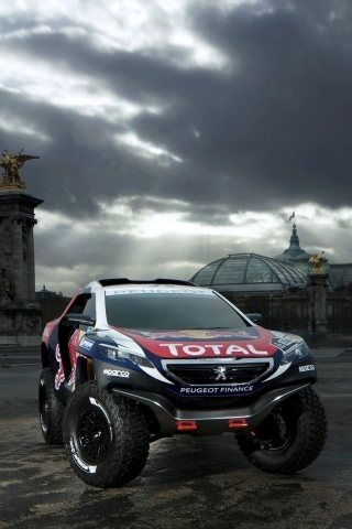 Peugeot DKR 2008 Concept for 320 x 480 iPhone resolution