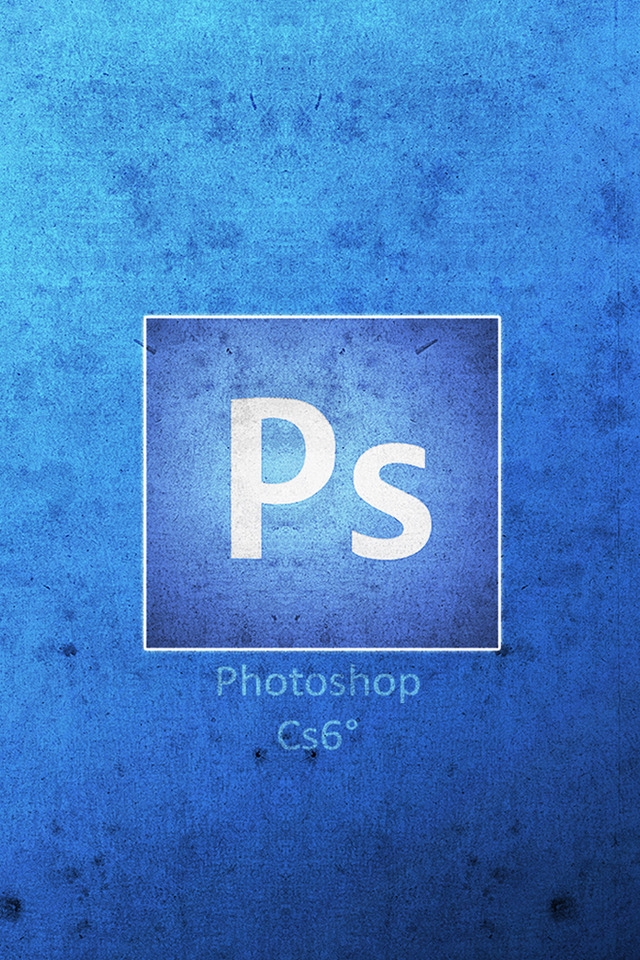 Photoshop CS6 Logo for 640 x 960 iPhone 4 resolution