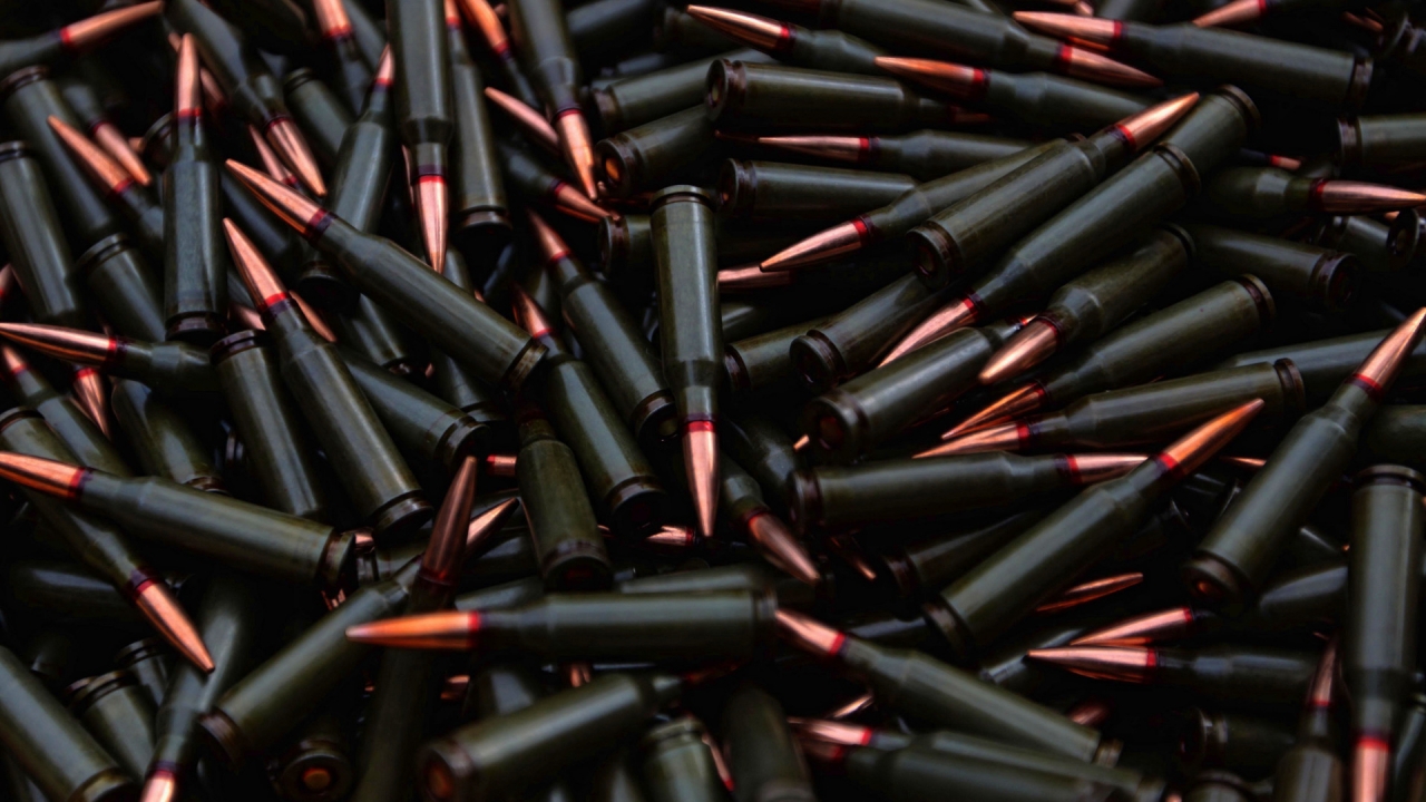 Pile of Bullets for 1280 x 720 HDTV 720p resolution