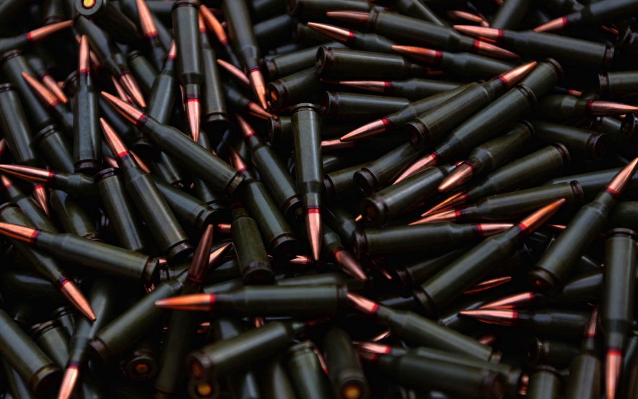 Pile of Bullets for 1280 x 800 widescreen resolution