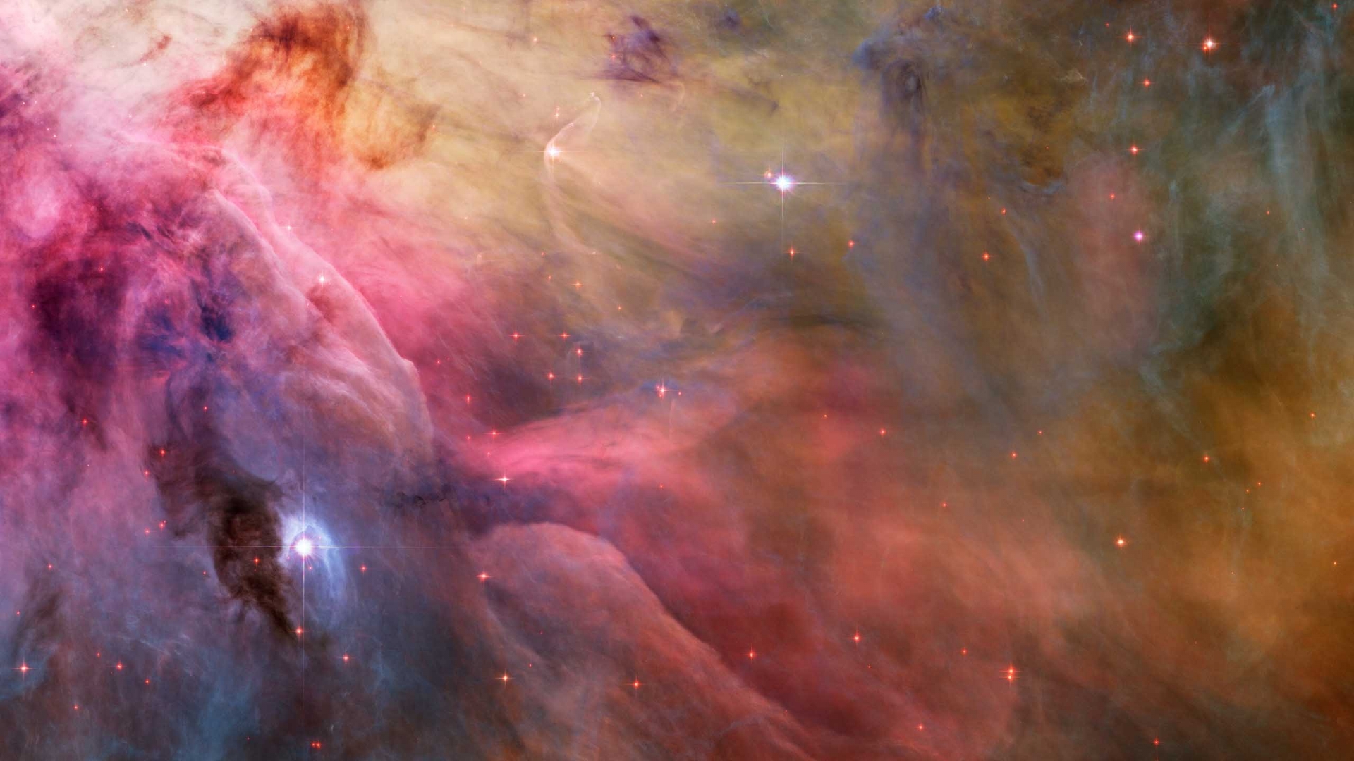 Pink Nebula for 1920 x 1080 HDTV 1080p resolution
