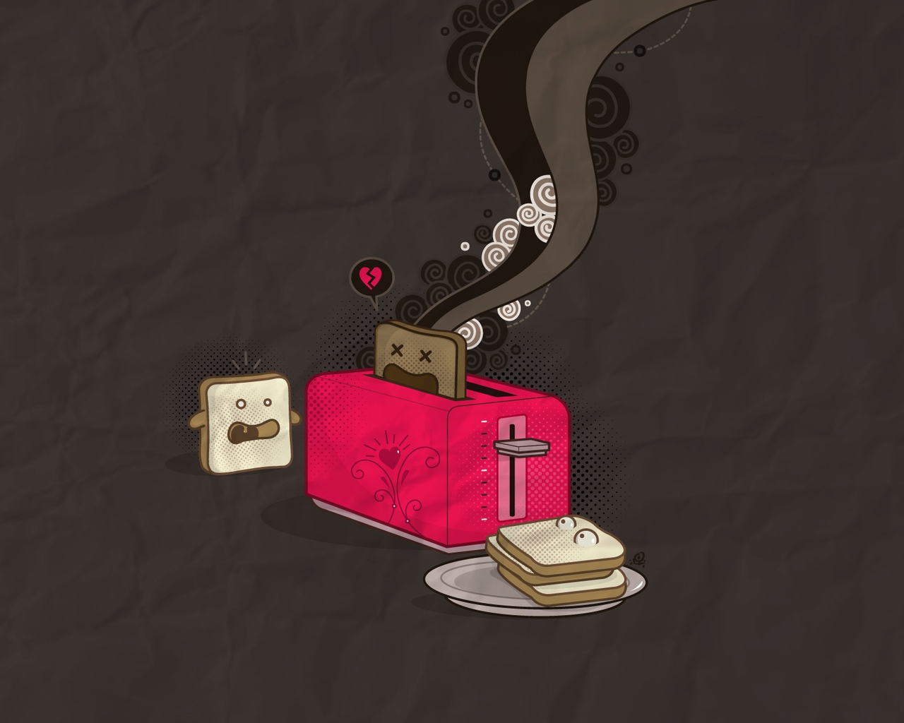 Pink Toaster for 1280 x 1024 resolution