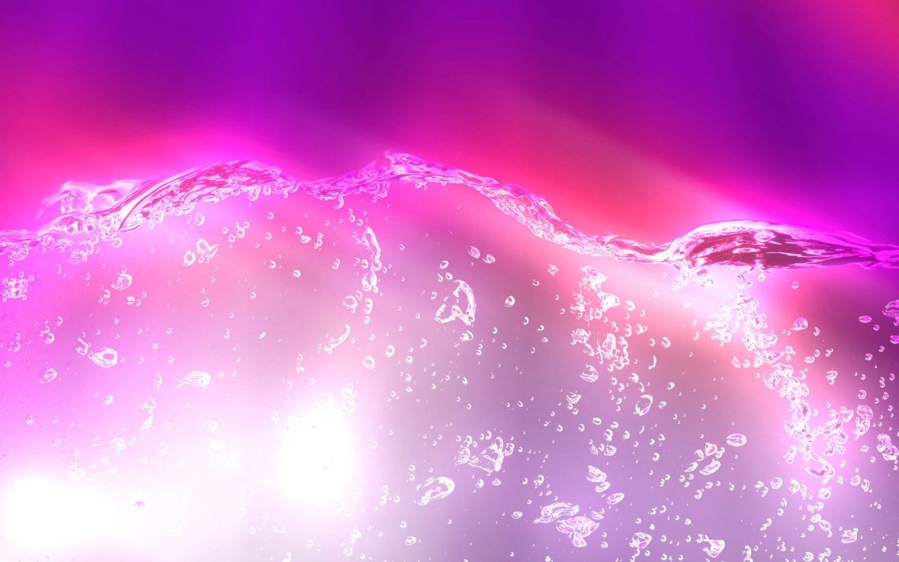 Pink water for 1280 x 800 widescreen resolution