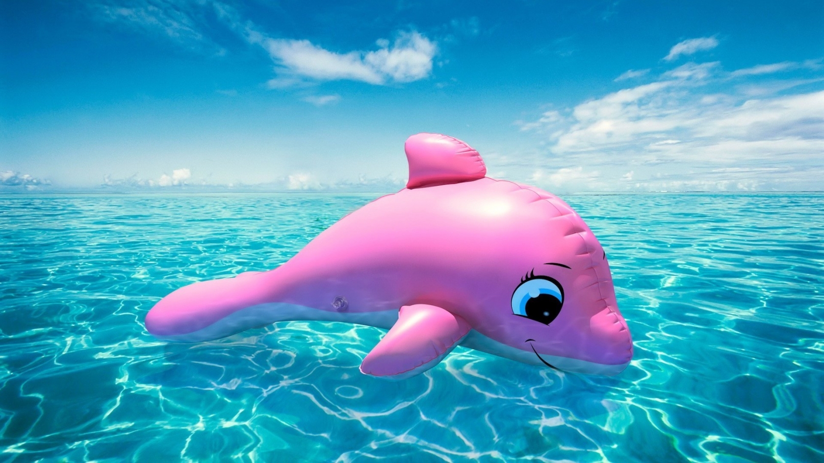 Pink Whale for 1680 x 945 HDTV resolution