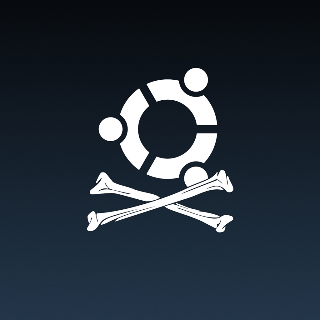 Pirate Ubuntu for 1024 x 1024 iPad resolution