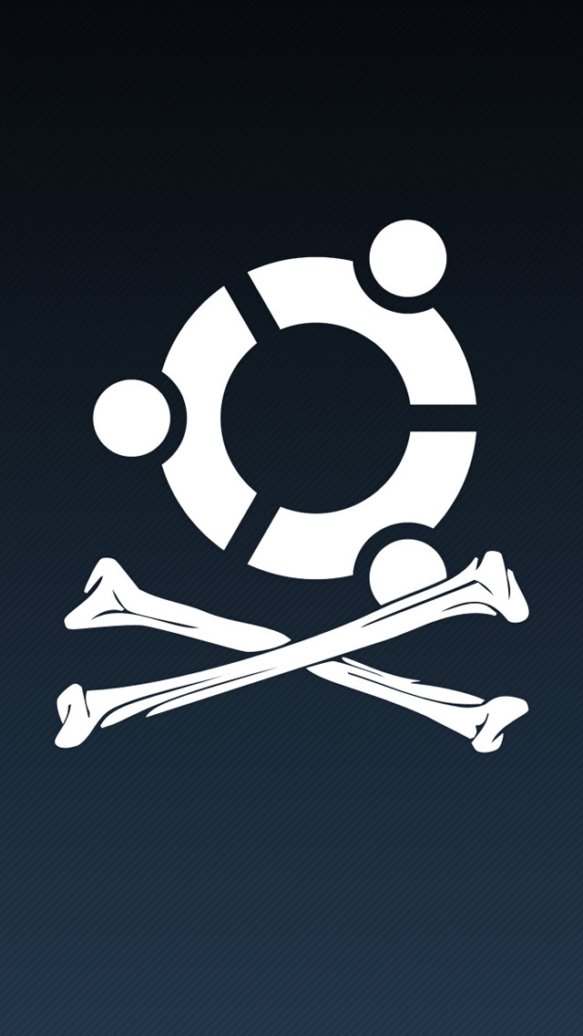 Pirate Ubuntu for 640 x 1136 iPhone 5 resolution