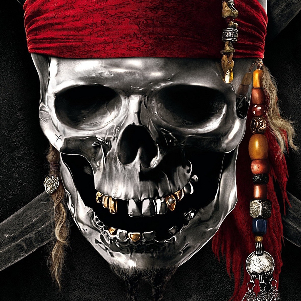 Pirates of the Caribbean Logo for 1024 x 1024 iPad resolution
