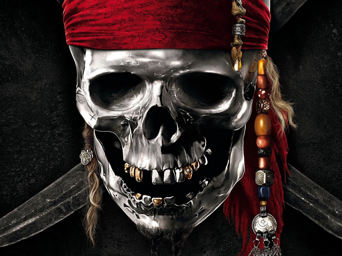 Pirates of the Caribbean Logo for 1152 x 864 resolution