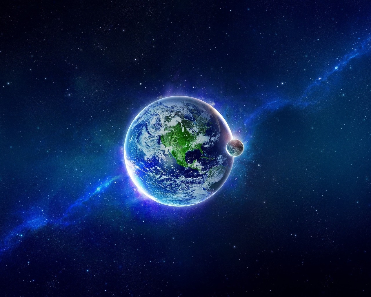 Planet Earth for 1280 x 1024 resolution