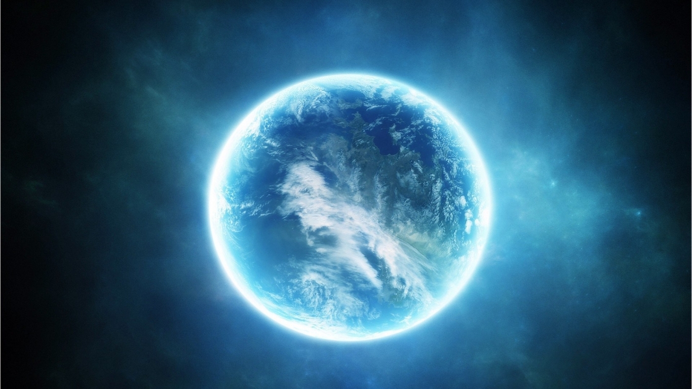 Planet Poster for 1366 x 768 HDTV resolution