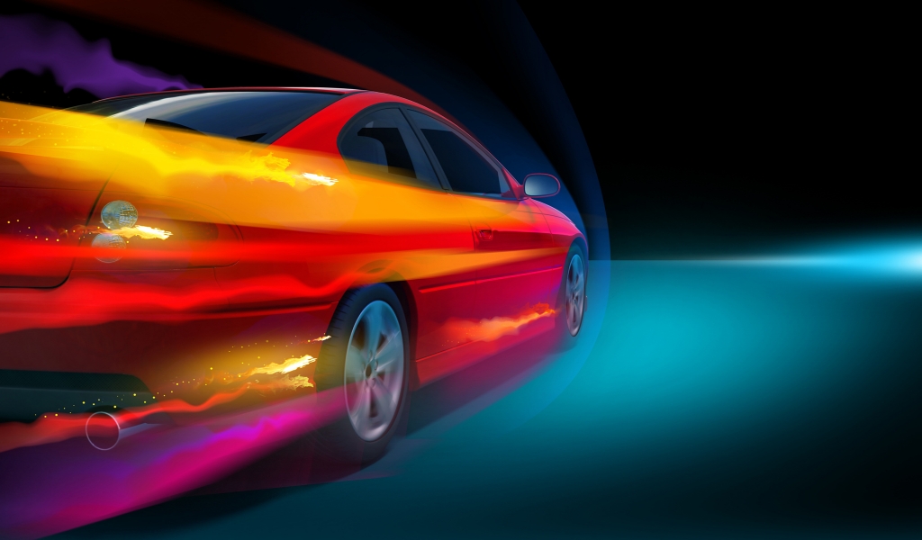 Pontiac Fabulous Art for 1024 x 600 widescreen resolution