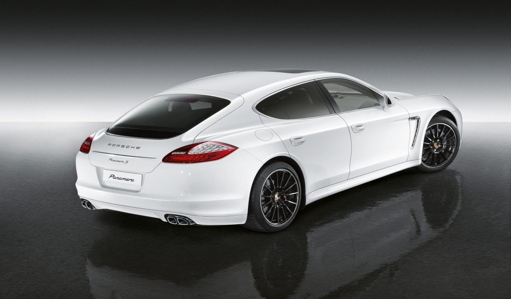 Porsche Panamera Individualization Programme Rear And Side for 1024 x 600 widescreen resolution