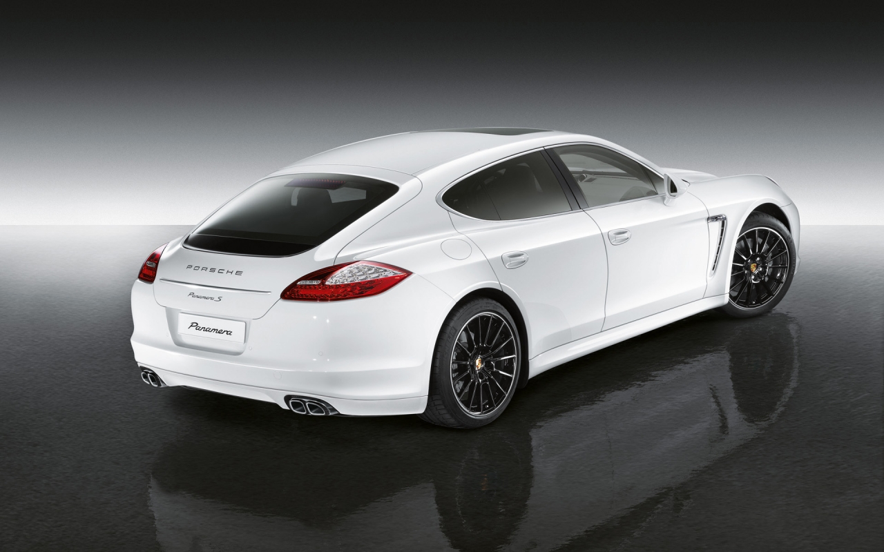 Porsche Panamera Individualization Programme Rear And Side for 1280 x 800 widescreen resolution