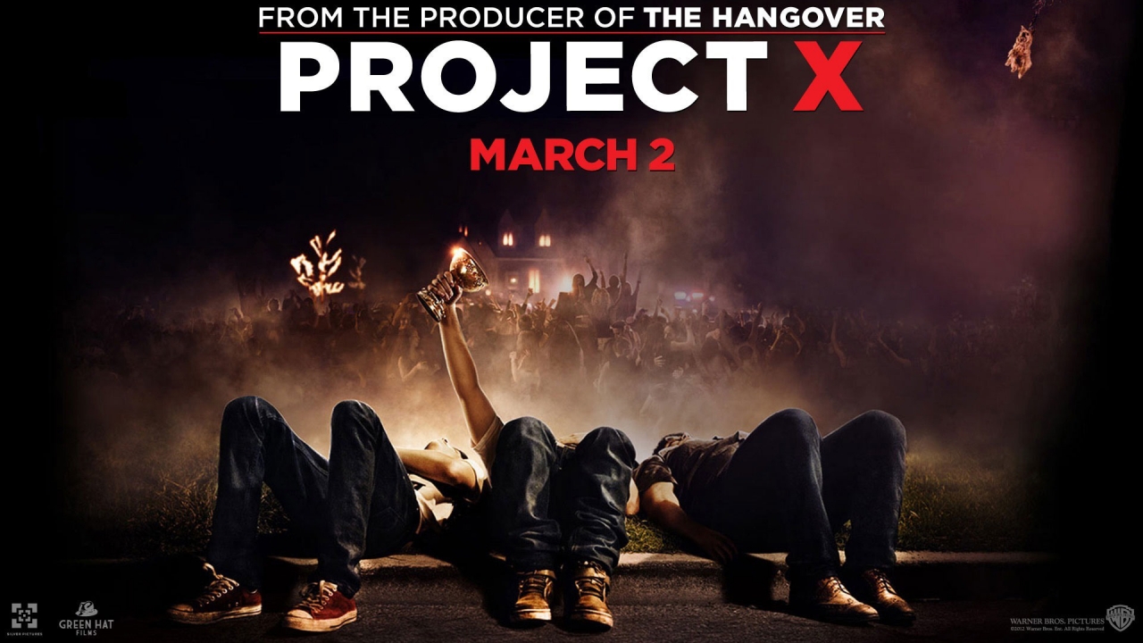 Project X Movie for 1280 x 720 HDTV 720p resolution