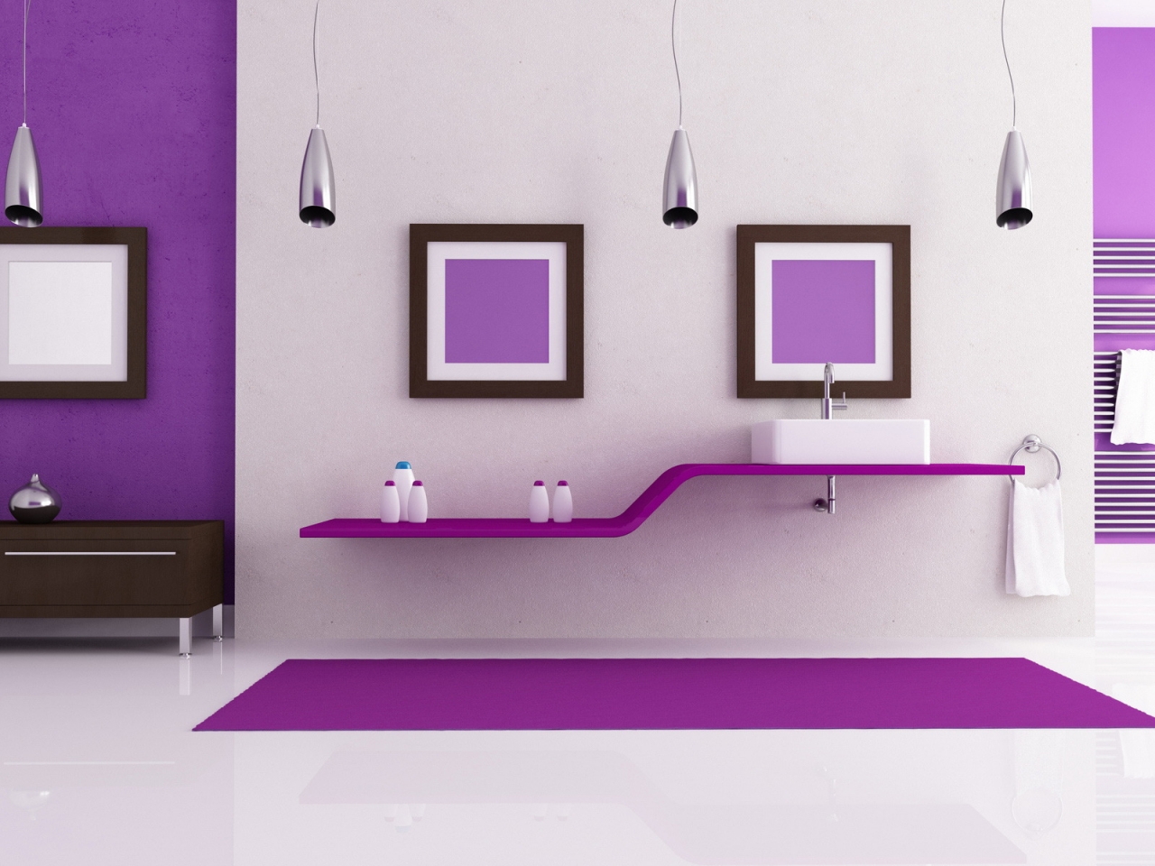 Purple Interior Design for 1280 x 960 resolution