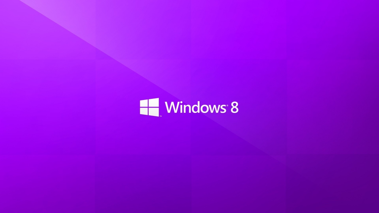 Purple Style Windows 8 for 1280 x 720 HDTV 720p resolution