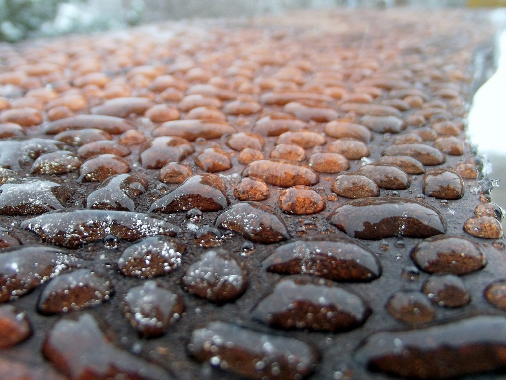 Rain Water Droplets for 1024 x 768 resolution