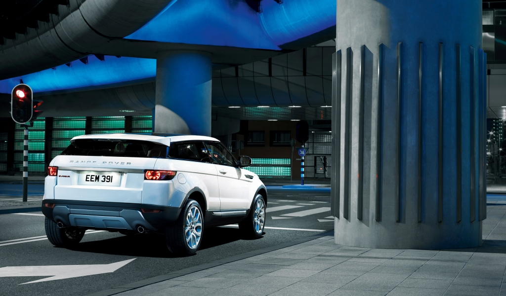 Range Rover Evoque Rear for 1024 x 600 widescreen resolution