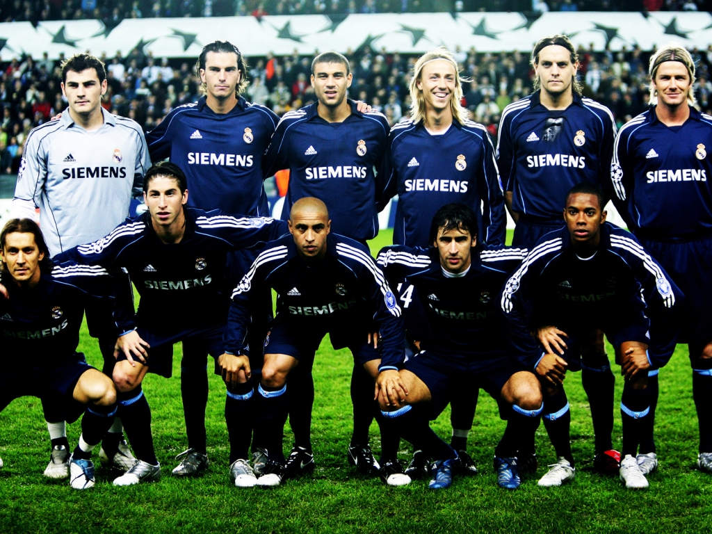 Real Madrid Team for 1024 x 768 resolution
