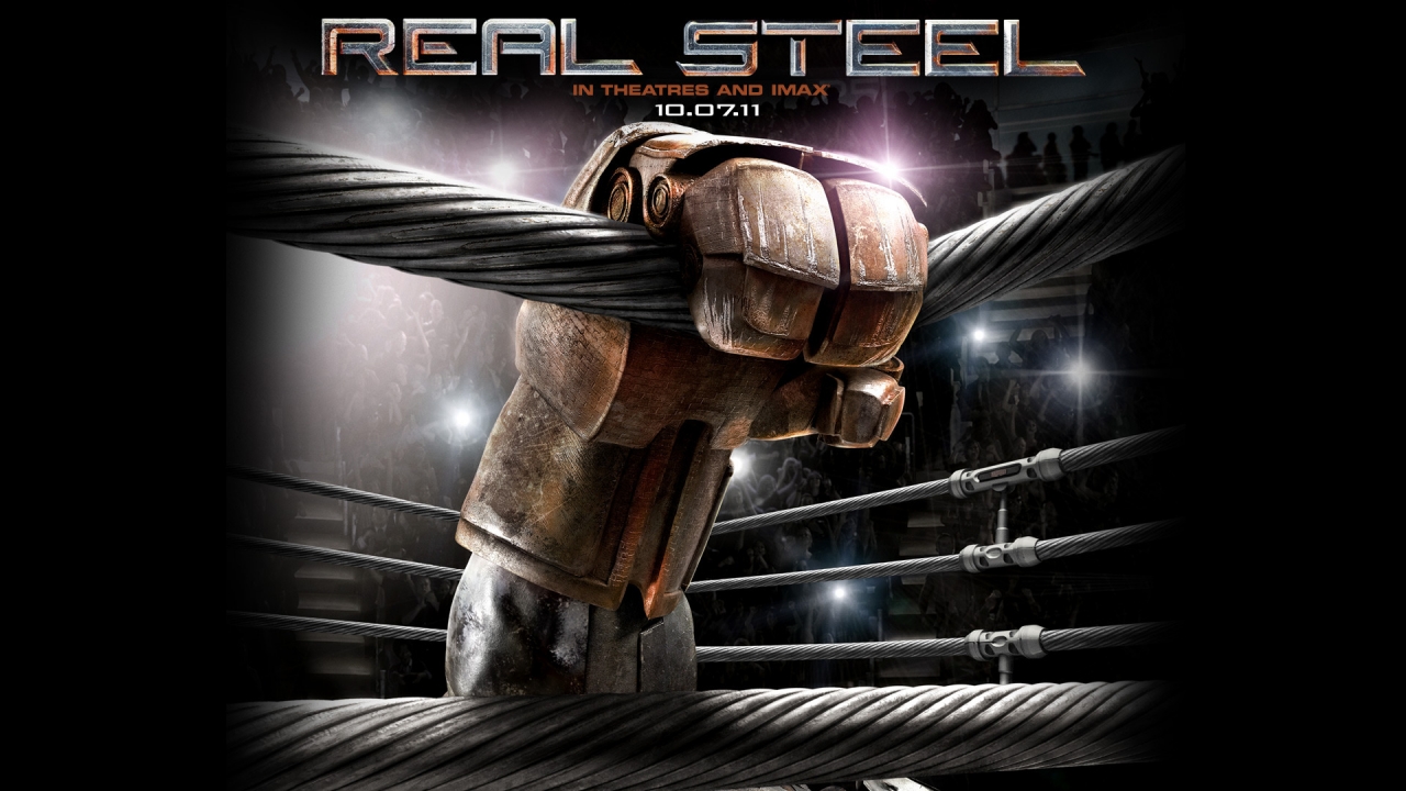 Real Steel Movie for 1280 x 720 HDTV 720p resolution