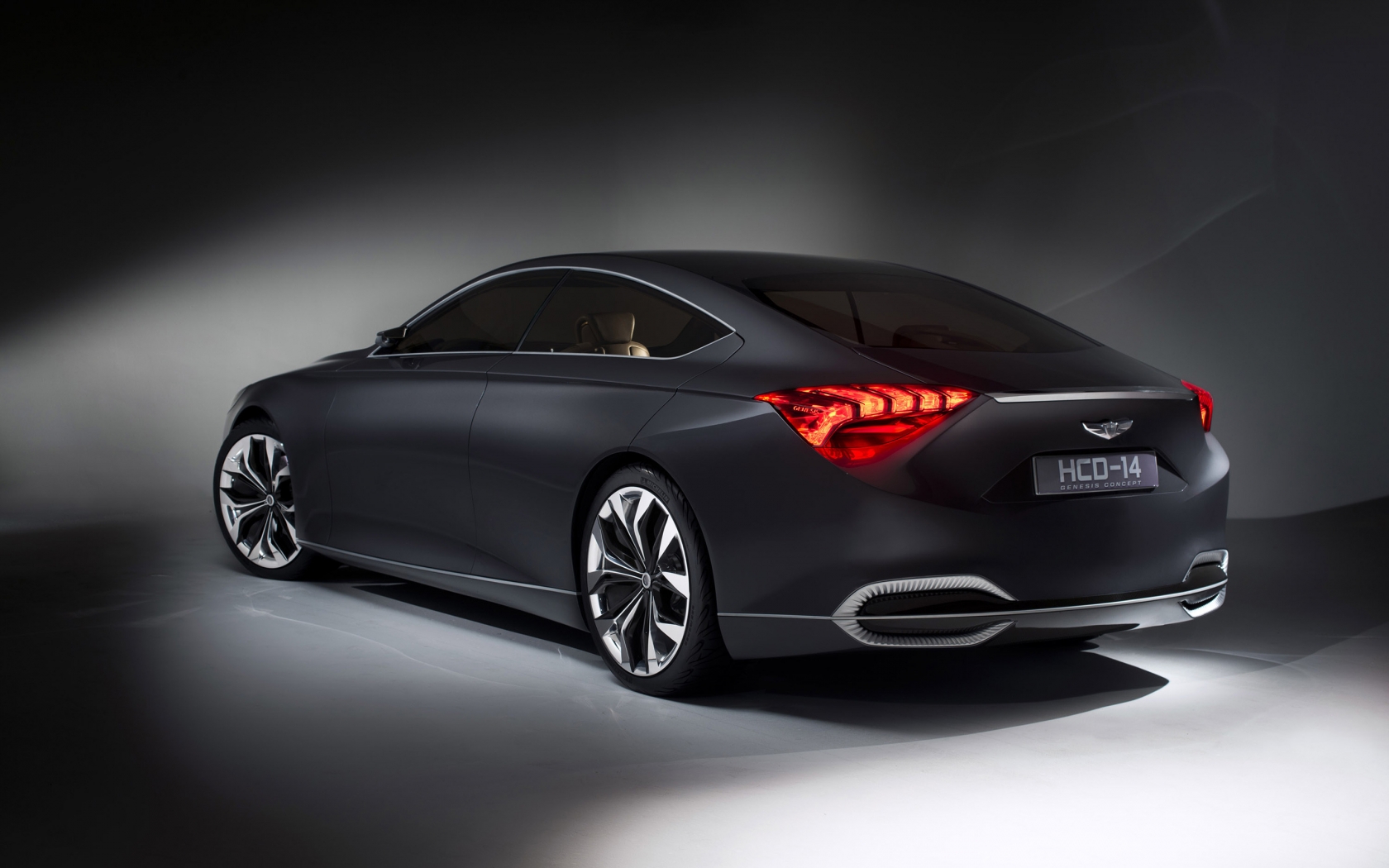 Rear of Hyundai Genesis Concept for 1680 x 1050 widescreen resolution