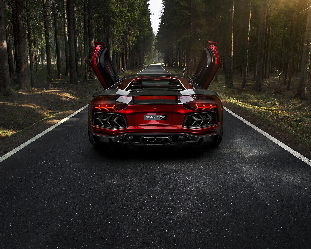 Rear of Mansory Aventador LP700 for 1280 x 1024 resolution