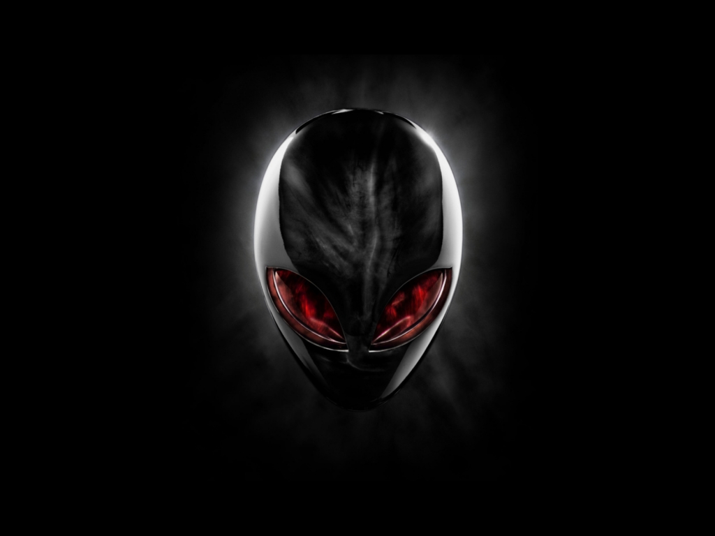 Red Alienware for 1024 x 768 resolution
