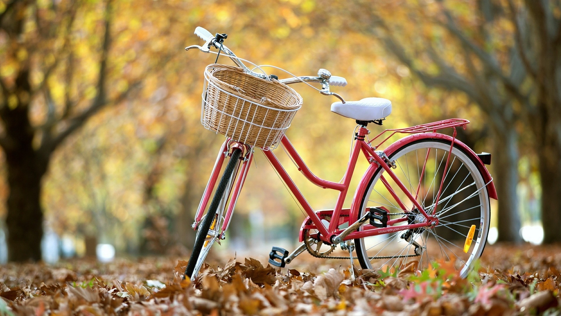 Red Classic Bike for 1920 x 1080 HDTV 1080p resolution