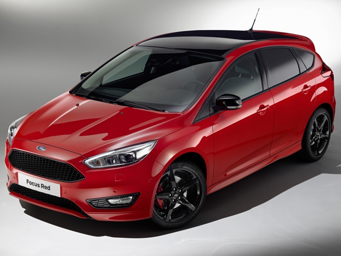 Red Ford Focus RS for 1152 x 864 resolution
