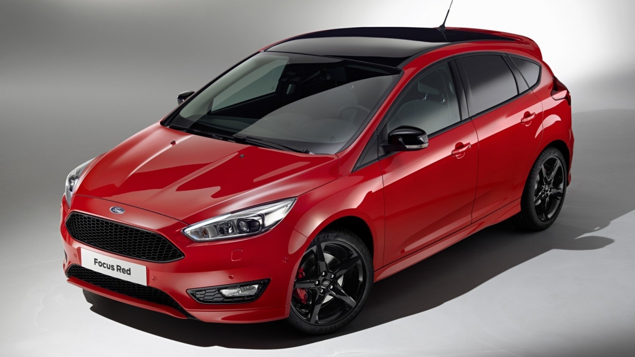 Red Ford Focus RS for 1280 x 720 HDTV 720p resolution