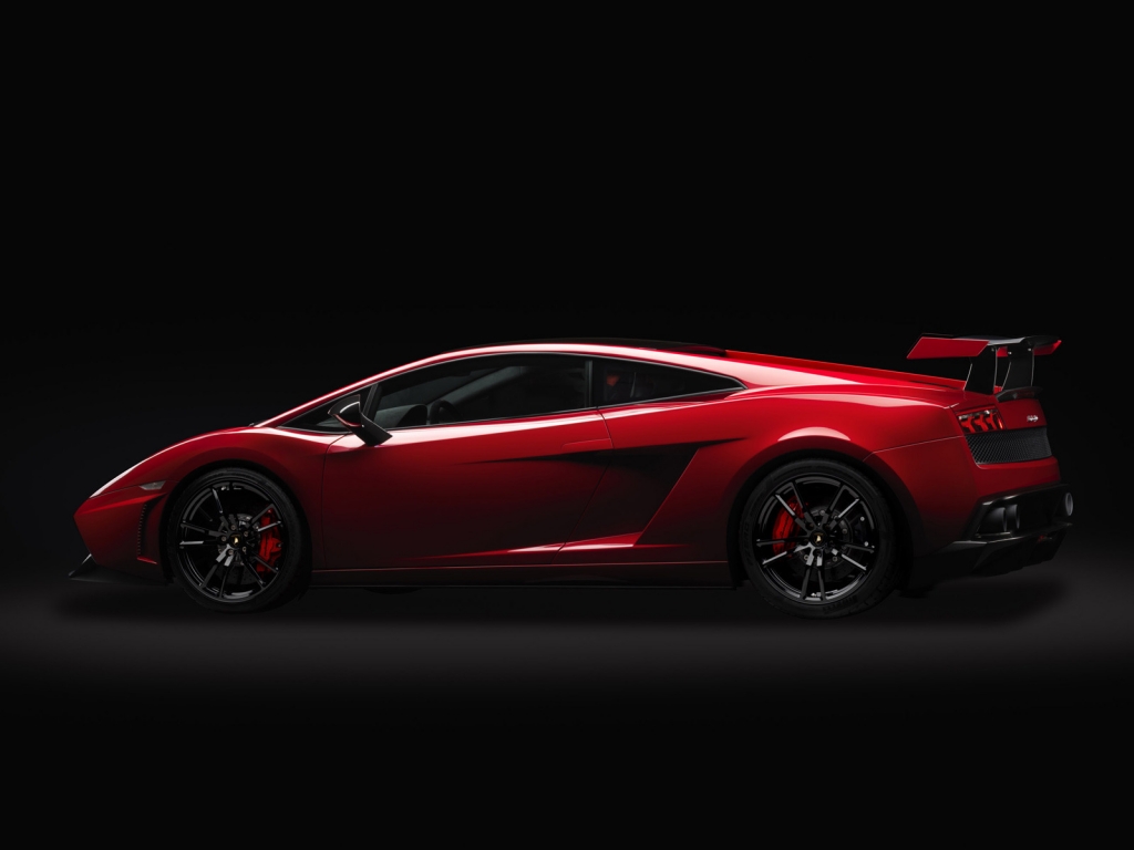 Red Lamborghini Gallardo LP 570 for 1024 x 768 resolution