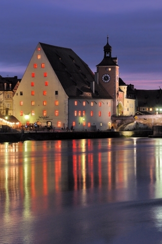 Regensburg Bavaria for 320 x 480 iPhone resolution