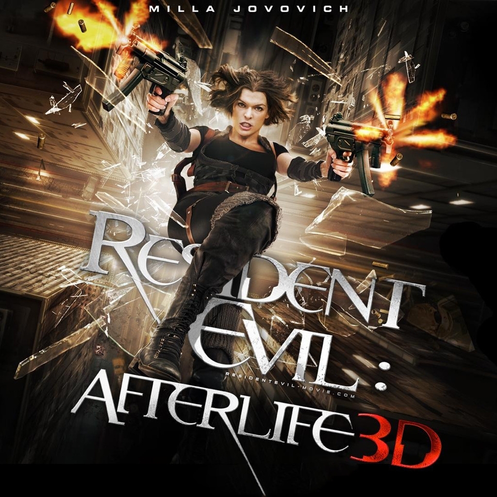 Resident Evil Afterlife 3D Poster for 1024 x 1024 iPad resolution
