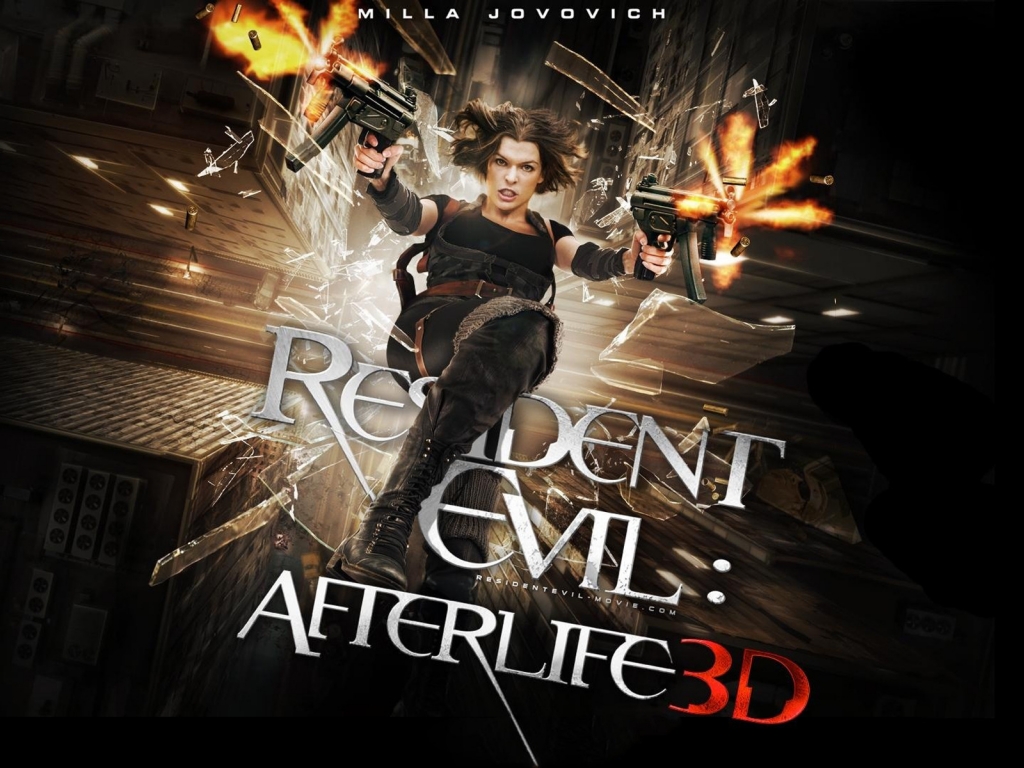 Resident Evil Afterlife 3D Poster for 1024 x 768 resolution