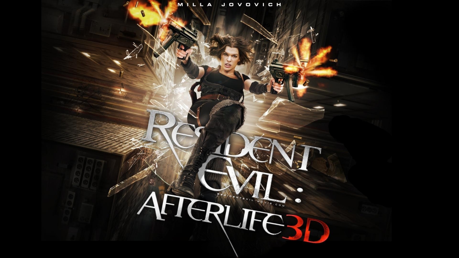 Resident Evil Afterlife 3D Poster for 1536 x 864 HDTV resolution