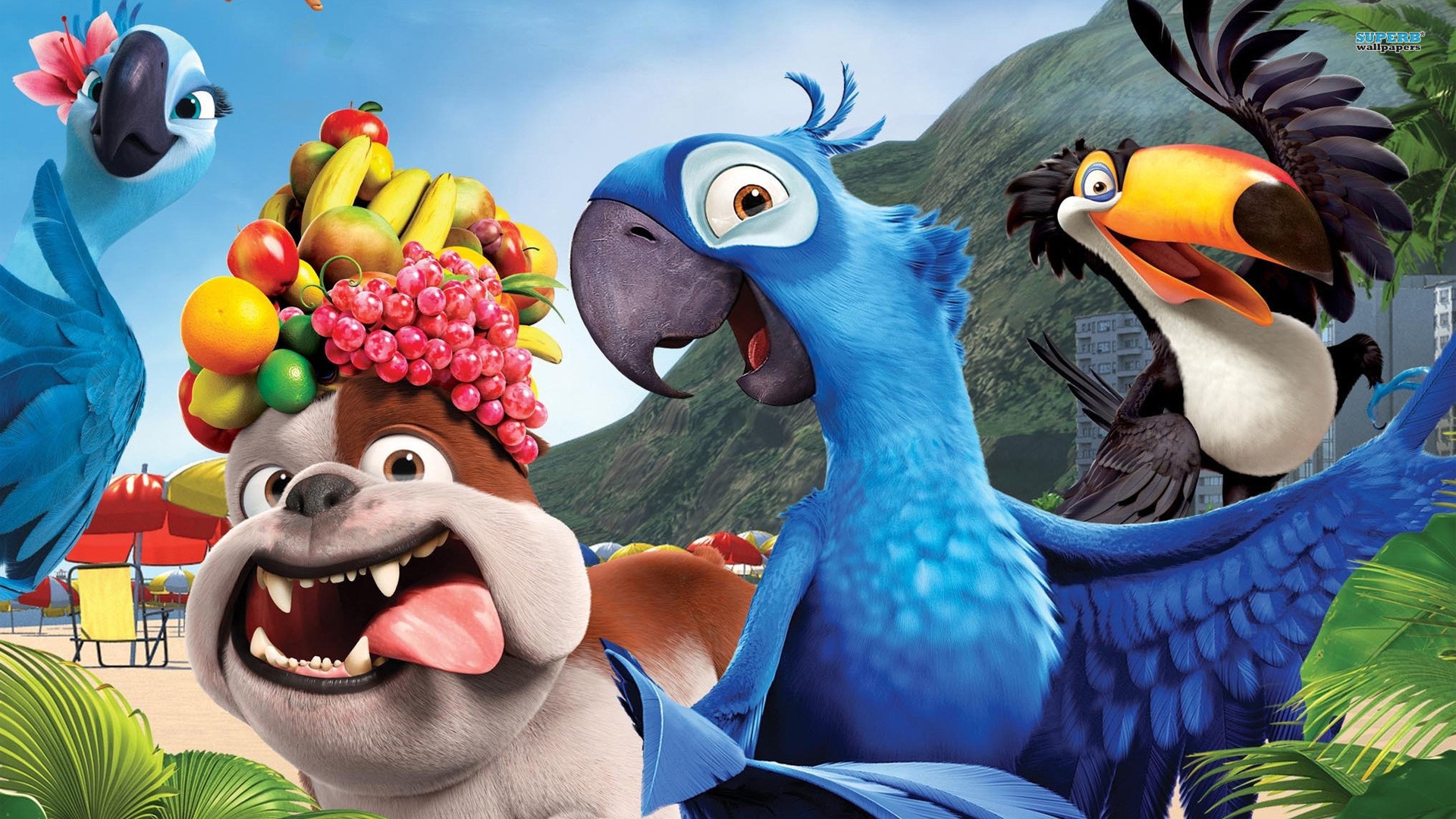 RIO Characters for 1920 x 1080 HDTV 1080p resolution