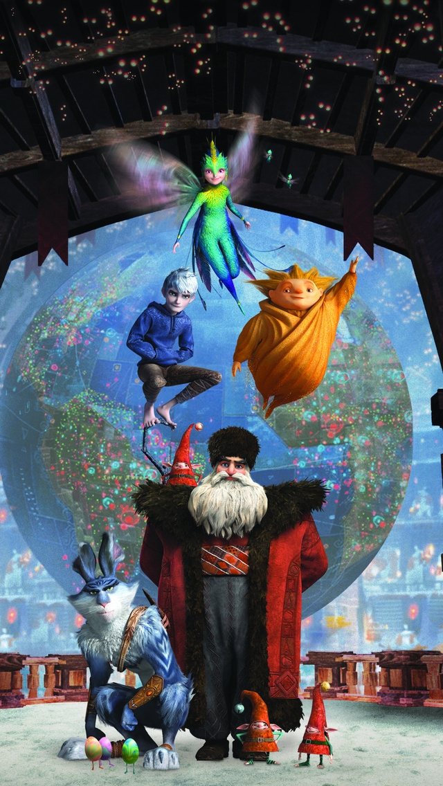 Rise of the Guardians for 640 x 1136 iPhone 5 resolution